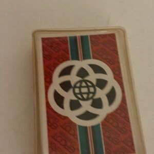 Walt Disney World EPCOT Playing Cards in Case 1980’s